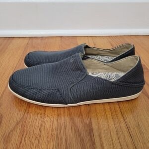 Olukai Waialua Mesh Slip On Shoes Blue Womens Size 9.5 Casual Water Boat EU 39.5